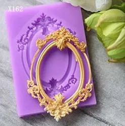 Luyou DIY Frame silicone lace mold fondant mold cake decorating tools chocolate gumpaste mold wedding cake decoraton FM1348