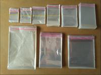 100pcs/lot OPP Bag Transparent Self Sealing Plastic Bags Gift Jewelry Packaging Bags Clear Self Adhesive opp bag Plastic Baggie