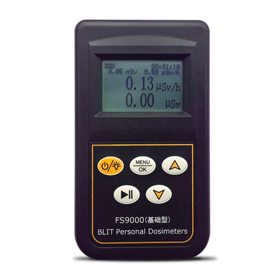 Hot Sale Original Nuclear Radiation Detector Tester Radioactive Particles Counter Alarm FS9000 English Japanese Menu Instrument