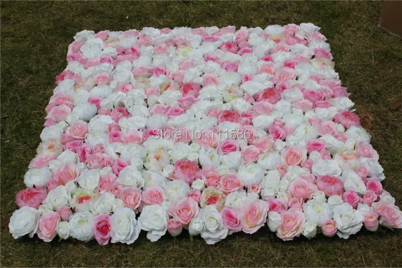 SPR Free Shipping High quality 10pcs/lot wedding decoration flower wall Artificial wedding backdrop flower road lead