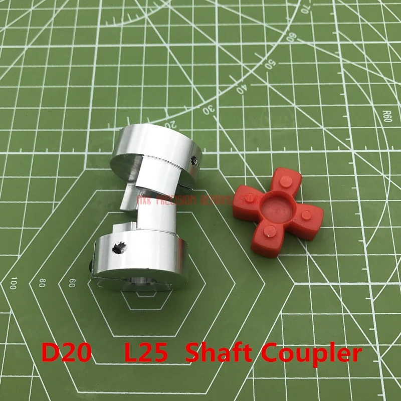 Thrust Bearing Bearing 5pcs D20 L25 Jaw Spider Plum Shaft Flexible Coupler Motor Coupling Bore 6.35mm 7mm 8mm 10mm 1/4