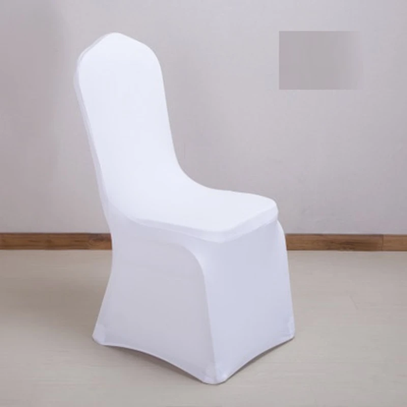 1LOT/100 PCS Universal Stretch Polyester Spandex Wedding Party Chair Covers for Weddings Banquet Hotel Decoration Decor