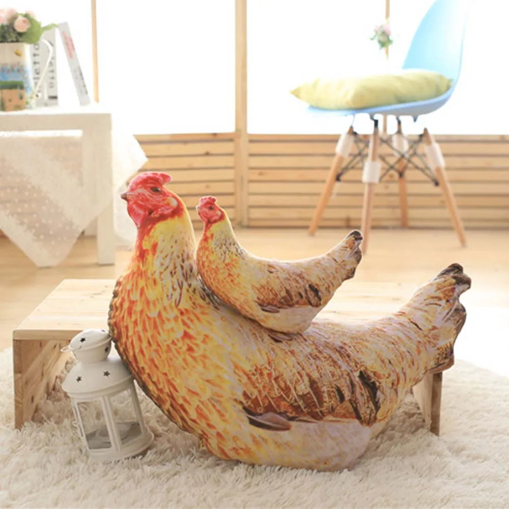 

Children Stuffed Plush Toy Simulation Chicken Pillow Baby Kids Christmas Birthday Gift 56cm