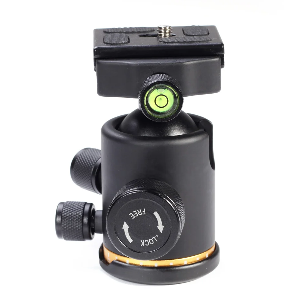 12Kg Metal Portable Lightweight Camera Tripod & Ball Head 1/4" Quick Release Plate for DSLR Camera