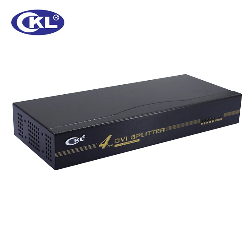 CKL DVI-94E 4 ميناء DVI الخائن 1x4 DVI الفاصل مربع