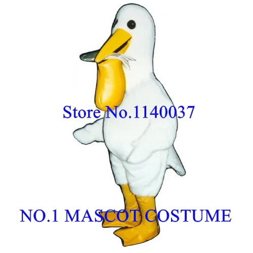 

mascot cute white pelican with fish mascot costume adult Anime Cosplay DRESS Cartoon pelican carnival mascotte fancy kits