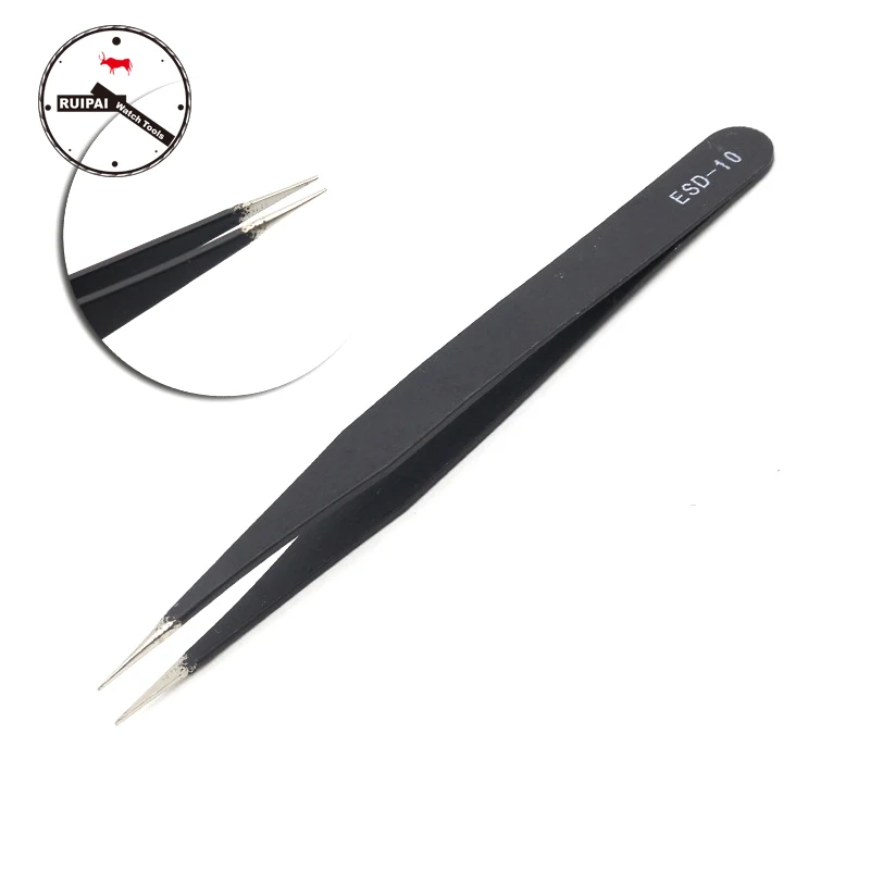 6pcs/set Watch Accessories Repair tools Anti-static tweezers set for watchmakers watch repair