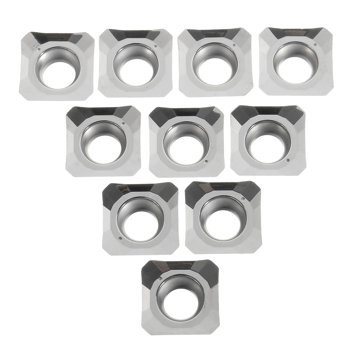 1/10 cái SEHT1204AFFN-X83 H01/SEHT43AFFN-X83 H01 CNC Carbide Lưỡi Dao Nhôm Hợp Kim Cứng 12mm X 12mm