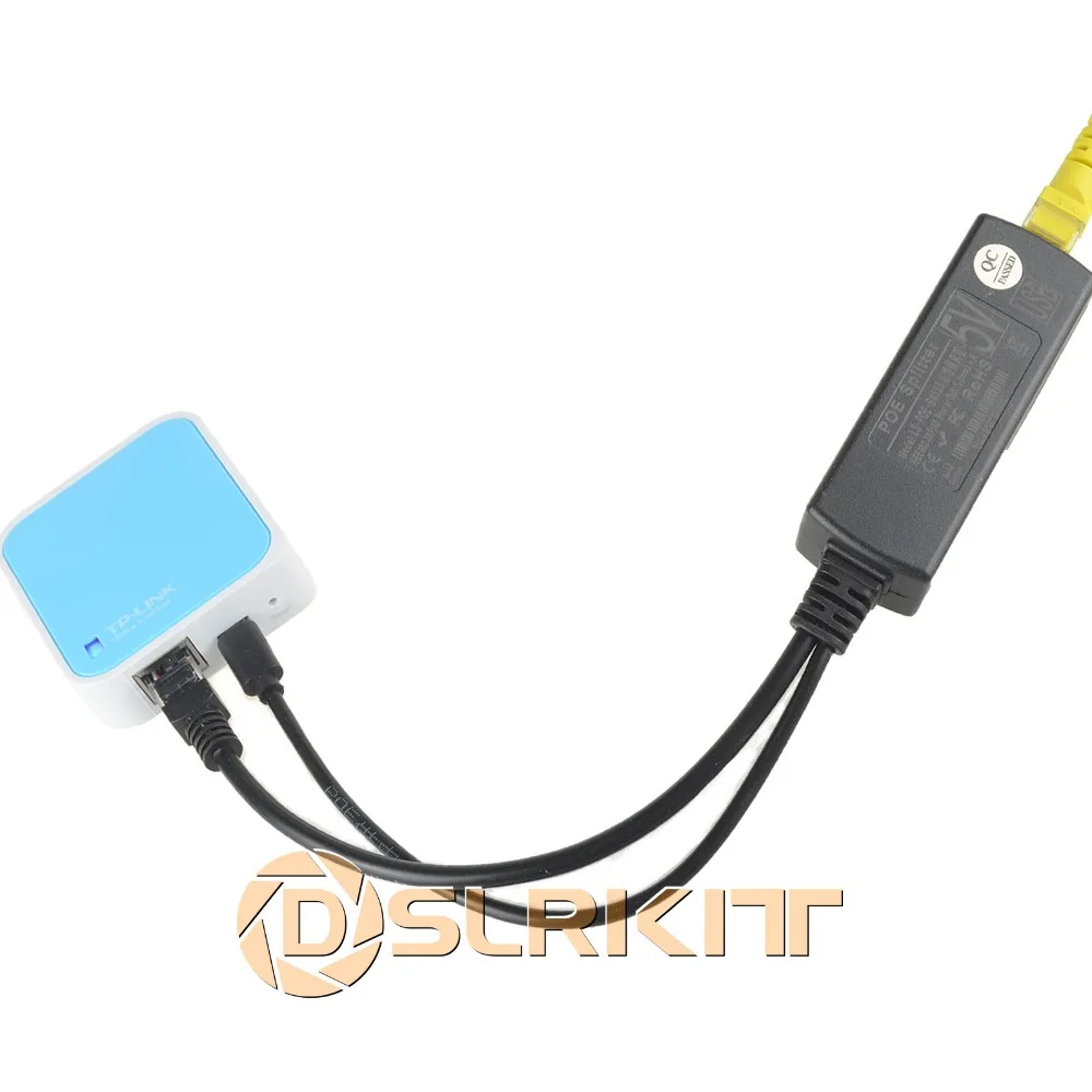 Imagem -04 - Dslrkit Atividade Poe Splitter Power Over Ethernet 48v para 5v 2.4a Micro Usb Raspberry pi Pcs