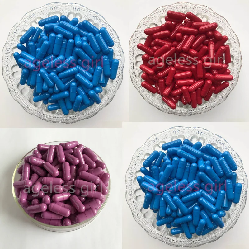 

5000pcs 0# Solid-colored Empty Capsule Shells, Makeup DIY Medical Powder Packing Bottle, DIY Hollow Mask Capsules