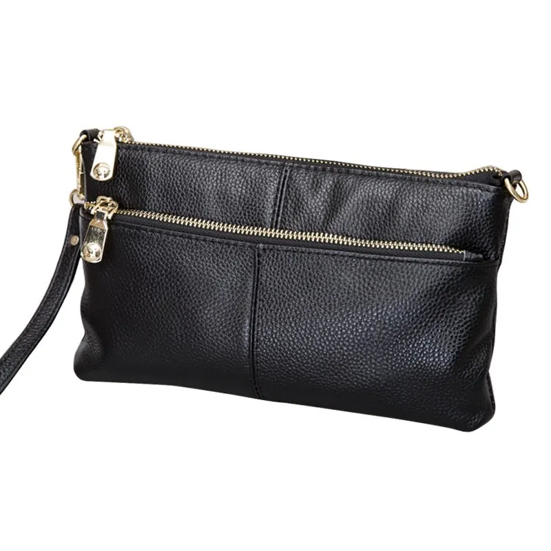 Genuine Leather Clutch Bag Luxury Handbags Women Bags Designer Ladies Small Crossbody Bags for Female Shoulder Bag Wallet Purse