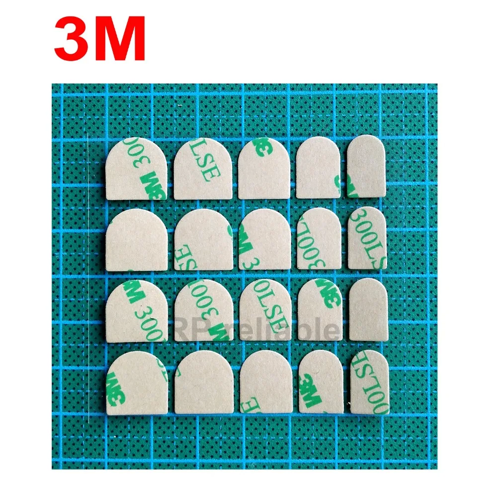 

10sheets (20 stickers/sheet) 3M 300LSE 9495LE Sticky Nail Art False Nails Tips Double Sides Adhesive Sticker Tape transparent