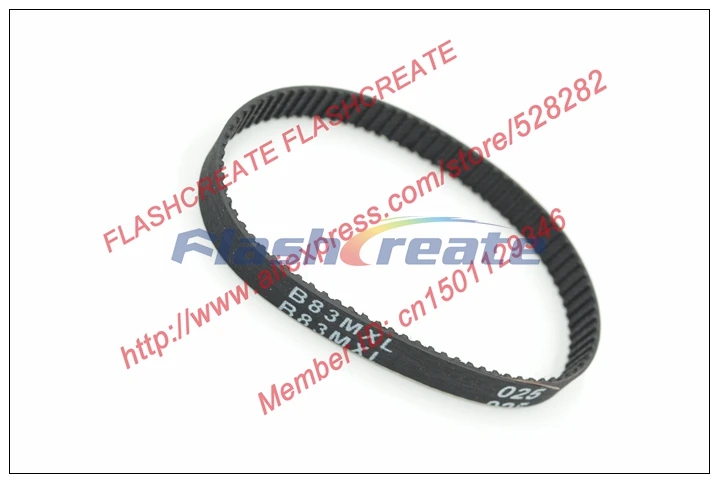 

POWGE B83 MXL Synchronous Belt Teeth 83 Width 6.35mm Length 168.656mm MXL Rubber Closed-Loop Timing Belt B83-MXL