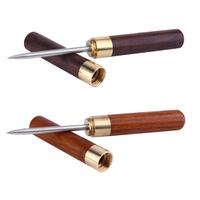 Stainless Steel Ice Pick with Wooden Handle and Sheath Kitchen Tool by Leeseph