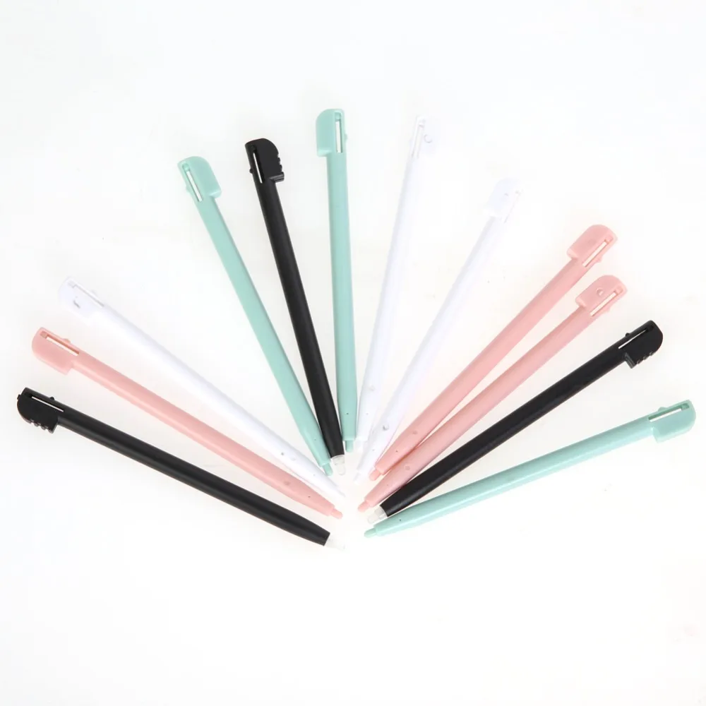 12pcs Colorful Plastic Touch Screen Stylus Pen For Nintendo ND-S DS LITE DSL Console Game Video Screen Touch Pen Game Accessory