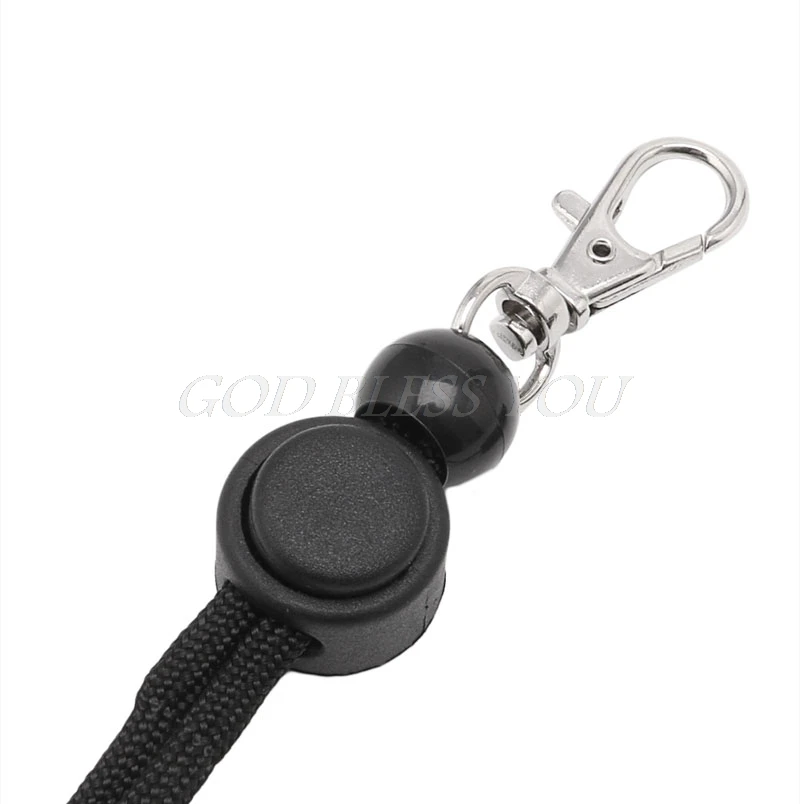 Tactical Military Paracord Push Button Strap Lanyard For Flashlight Keys Knife Drop Shipping