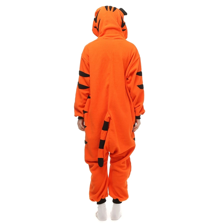 Kigurumi-Disfraz de tigre de Bengala para hombre y mujer, pijama de animales de dibujos animados, Mono para fiesta de Carnaval y Halloween