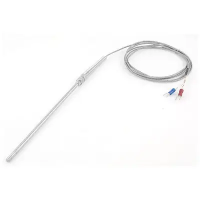 5mm x 150mm Temperature Sensoring K Type Thermocouple Probe 2 Meters