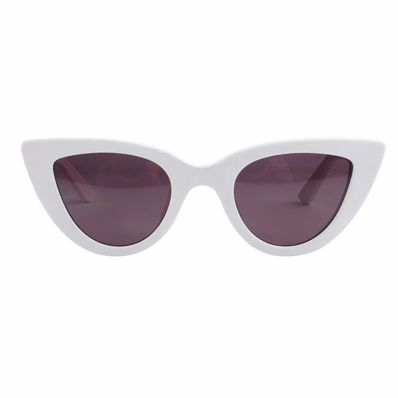 LONSY White Sexy CAT EYE Sunglasses Women Polarized High Quality 2026 Spring Summer Sun Glasses Female Oculos De Sol Feminino