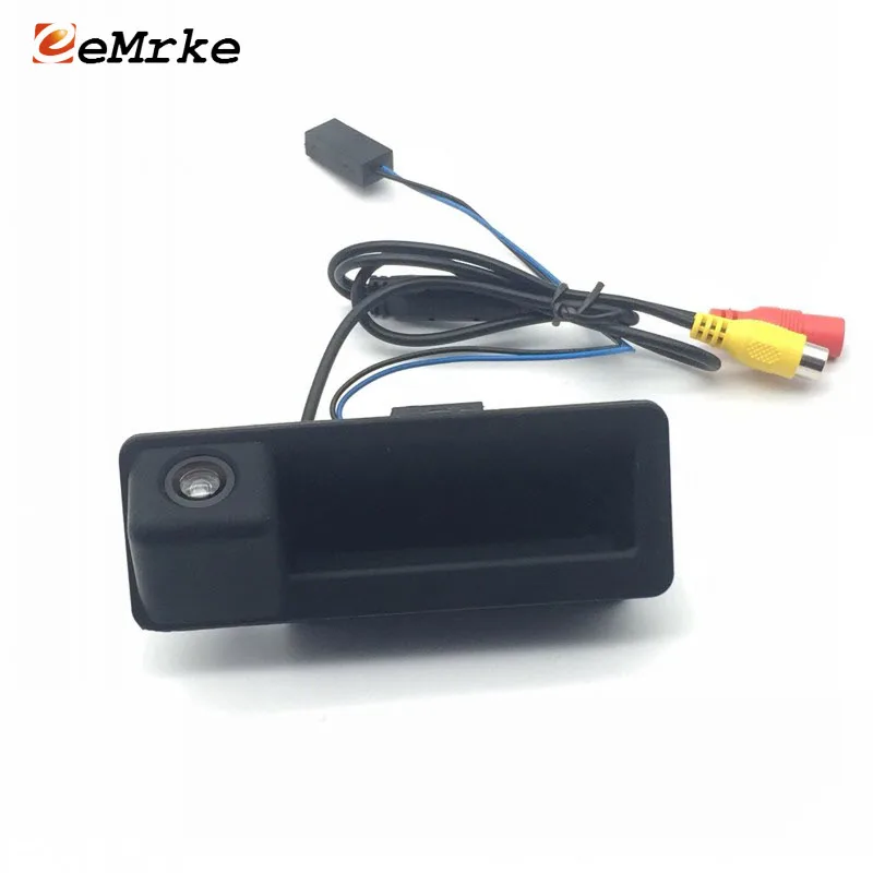 

EEMRKE CCD Trunk Handle Camera HD Night Vision Car Rear View Backup Camera for BMW X1 E84 X5 E70 X6 E71 E72