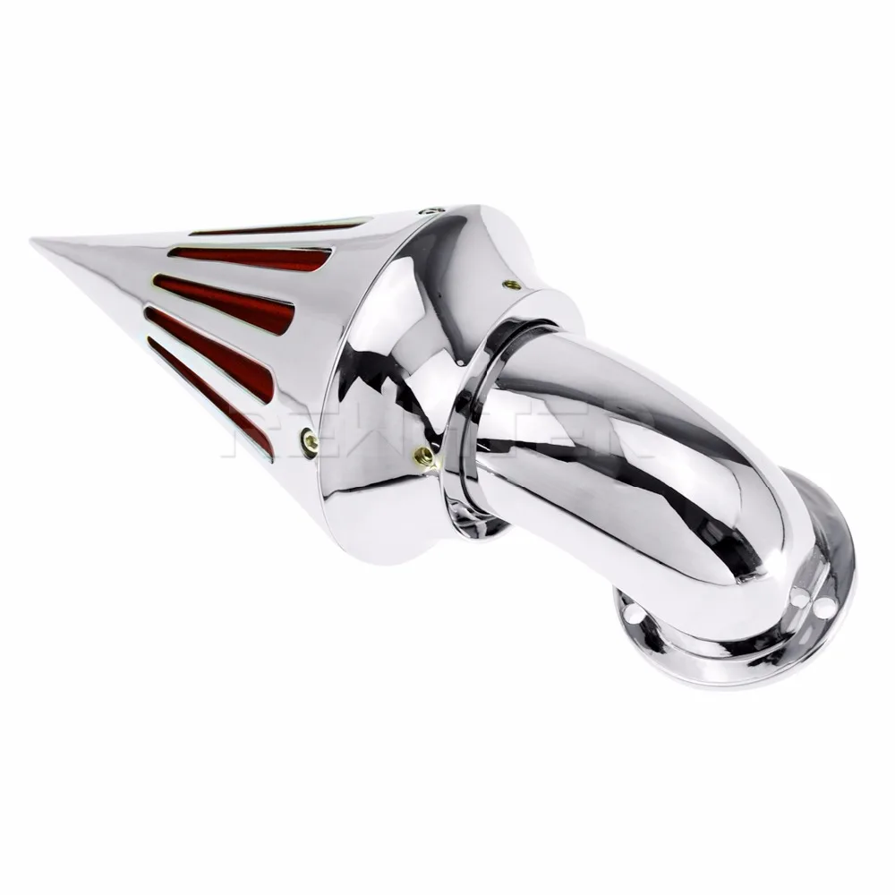 Motorcycle Chrome Spike Air Cleaner Intake Filter Kit For Harley Sportster XL 1200 883 48 72 Forty Eight Seventy Two Custom