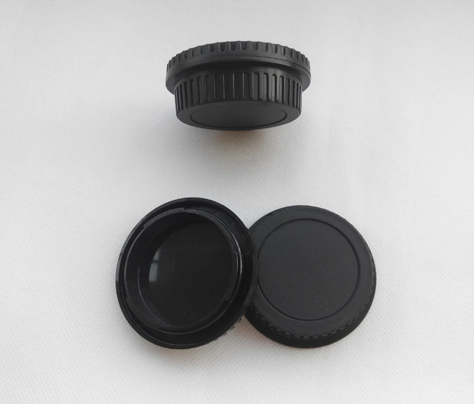 Dla Canon EOS EF/ef-s zestaw montażowy profesjonalna tylna pokrywa obiektywu + korpus aparatu osłona obiektywu NP3201