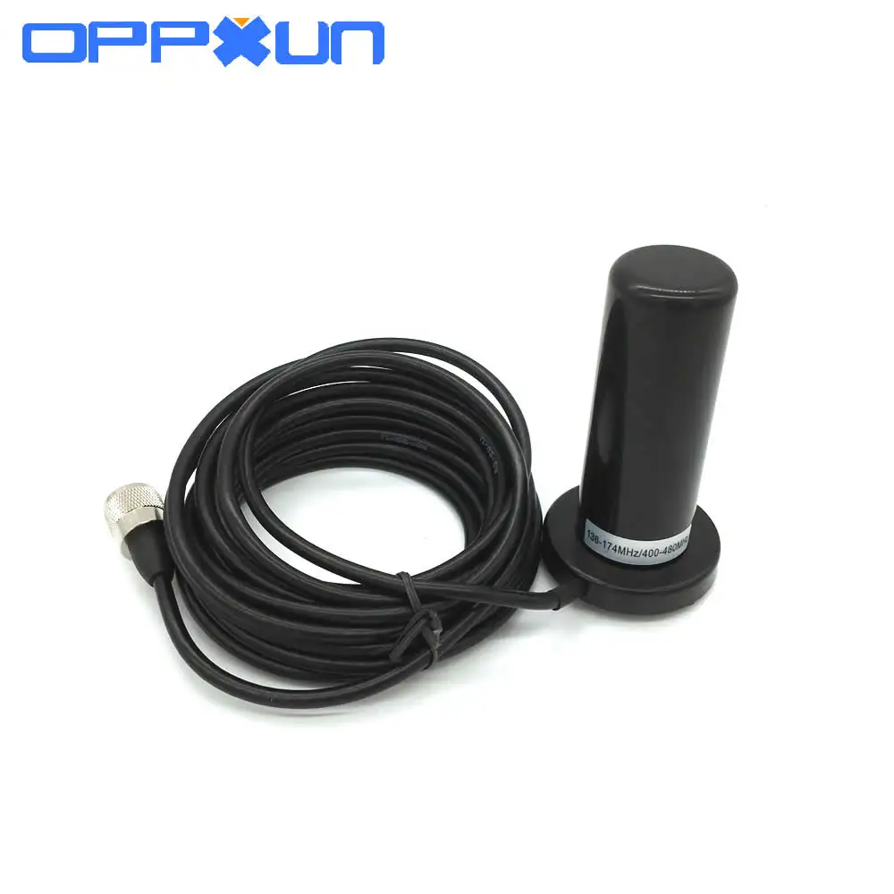 

OPPXUN Phantom Antenna Dual Band HH-N2RS Antenna for Car Vehicle Mobile Radio UHF VHF 400-470 136-174MHZ M Interface