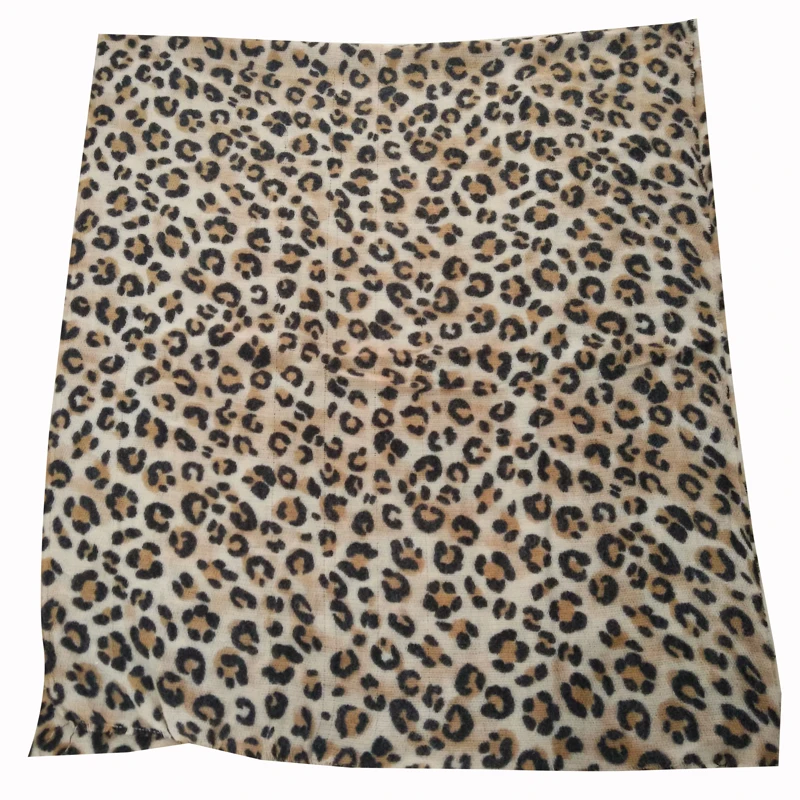 Luxury brand designer animal leopard print cashmere winter warm scarf women foulard femme bandana 2021 shawl blanket LL181005