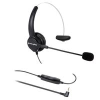 2.5mm jack headset Volune Mute for Panasonic Cordless Phones and Polycom Grandstream Cisco Linksys SPA Zultys Gigaset phones