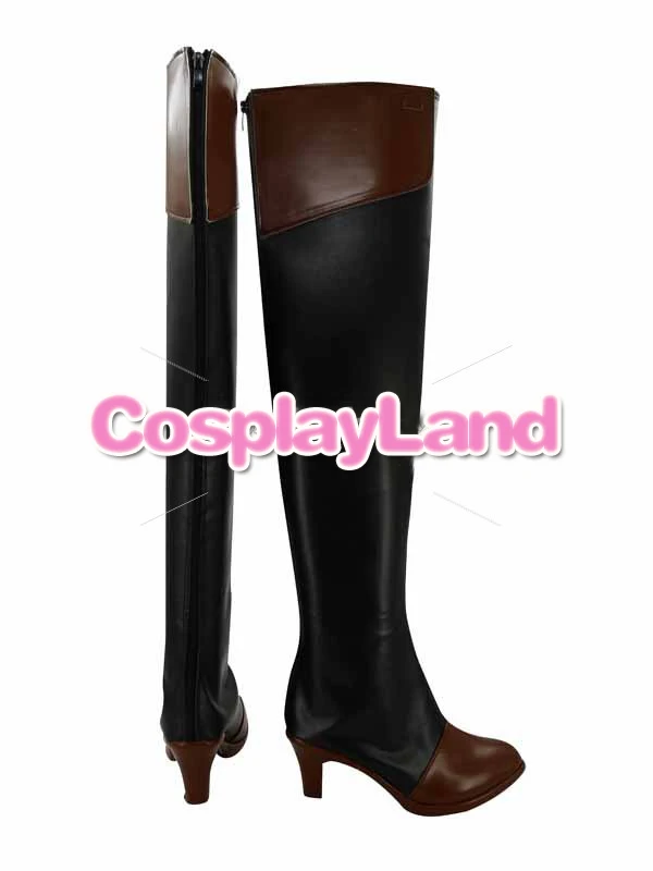 Kantai Collection Fleet Girls Kongou Cosplay Boots Shoes Women Cosplay Costume Party Shoes Custom Made Boots