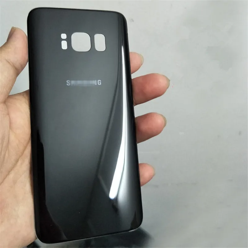 Per Samsung Galaxy S8 S8 + Caso Della Copertura Posteriore della Batteria 3D di Vetro Posteriore Della Copertura Dell\'alloggiamento di Ricambio per