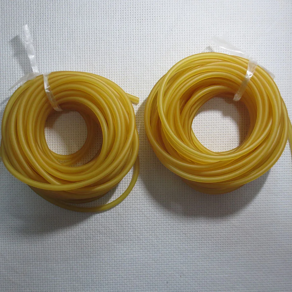 Hunting Shooting 10m Natural Latex Slingshots Rubber Tube Bow Rubber Band Catapult Elastic Part Fitness Bungee Equipment Tool