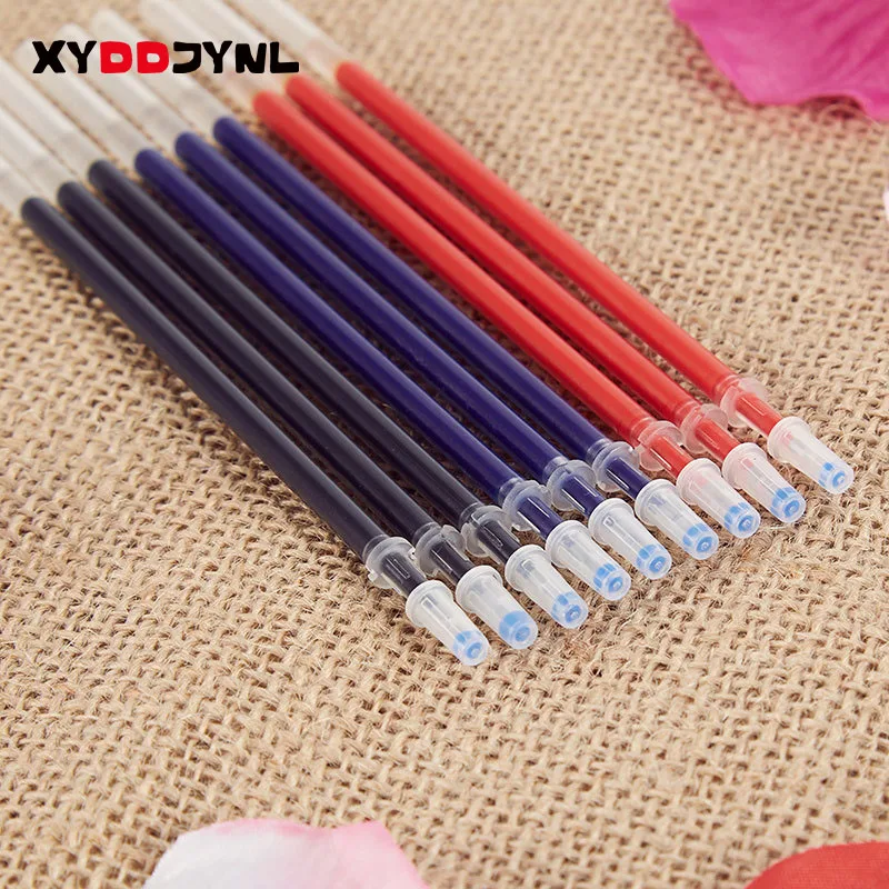 25pcs/lot Replace Ink Gel Pen Refill Papelaria 0.5mm Bullet Pen Refills Shcool Stationery Office Supplies