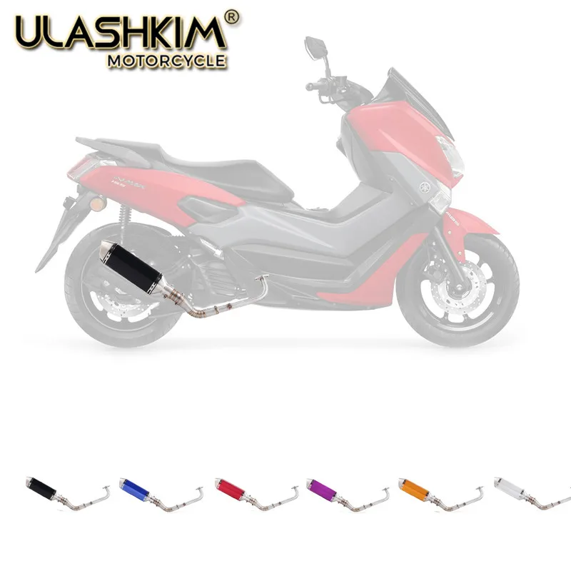 Modified Front Middle Link Pipe Scooter Exhaust Muffler Escape Full System Slip On For yamaha NVX155 NVX 155  Aerox155 Aerox 155