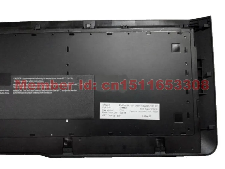 Laptop battery 312-1424 312-1425 6FNTV For Dell  LATITUDE 6430U-100TB LATITUDE 6430U-102TB