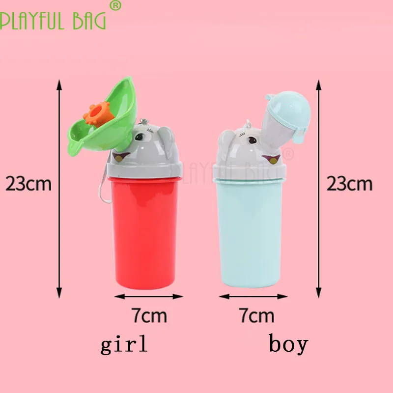 Portable outdoor emergency children High-capacity urinal for boys and girls urine receiver cute Cartoon image PP material NA100S