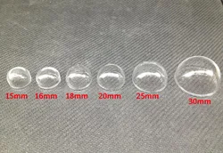 50pieces 8-70mm Clear Hemisphere half glass globe bubble glass dome bottle locket vial pendant handmade jewelry findings