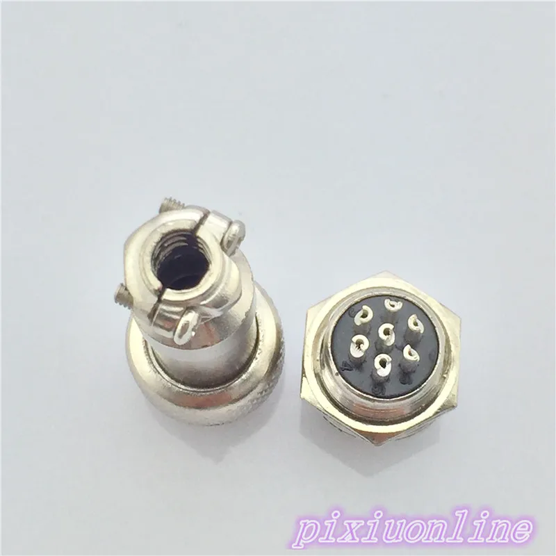 

1pcs GX12 7 Pin Male & Female L93Y Circular Connector Socket Plug 12mm Wire Panel Connector Aviation Plug High Quality On Sale