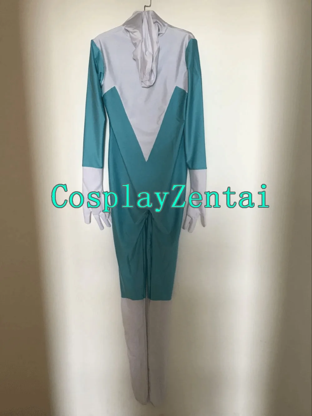 The Incredibles Frozone Costume Spandex Fullbody Hot Sale Freeshipping Frozone Halloween Costume