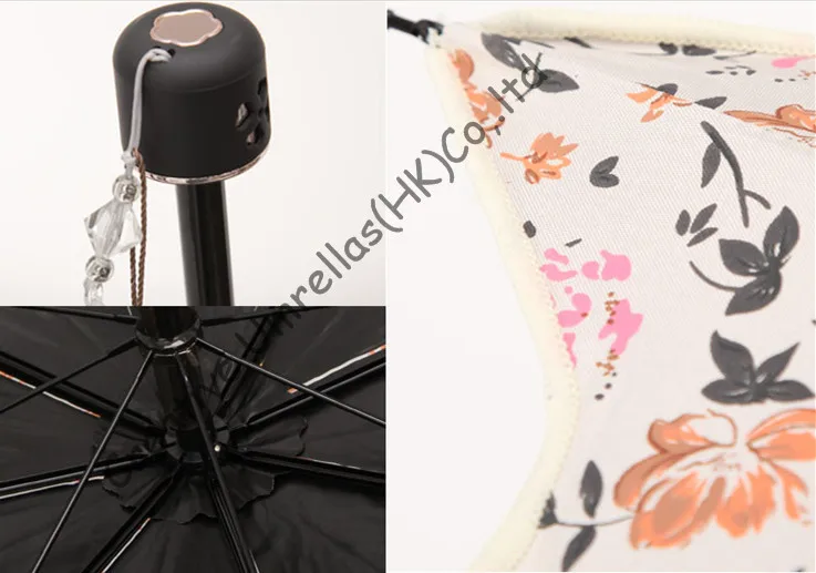 Lotus leaf umbrellas,100%sunscreen,UPF>50+,lovers parasol,figured shape,210T black silver coating,cherry parasol,foldable