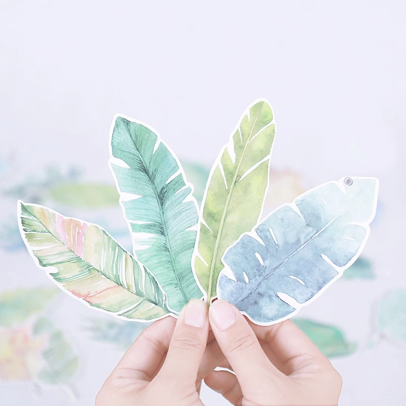 

30pcs a leave on hand card multi-use as Scrapbooking party invitation DIY Decoration gift card message card postcard