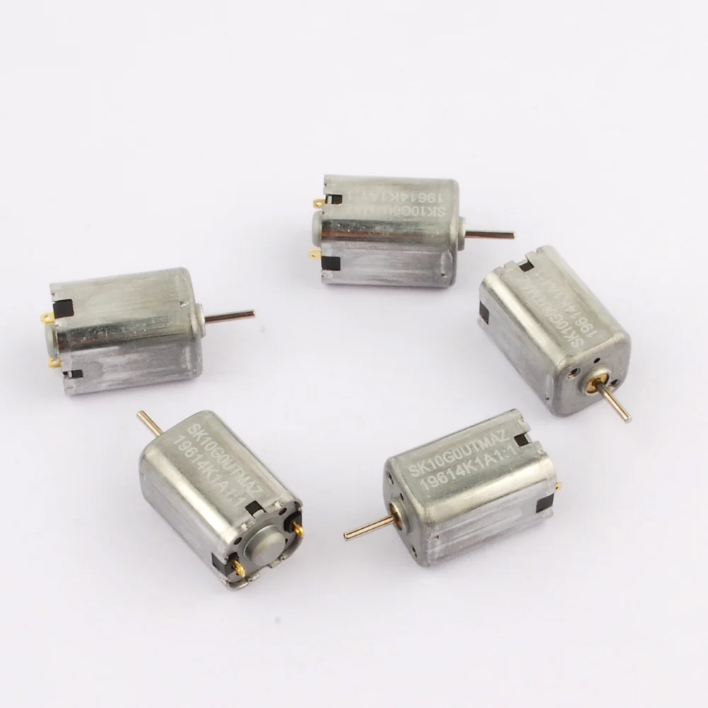 5PCS Strong magnetic 10*10MM square Micro motor large torque mini six pole 6V-9V dc 9700-14700 rpm