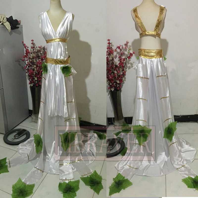 

LOL Sona Buvelle Cosplay Maven of the Strings white dress cosplay costume