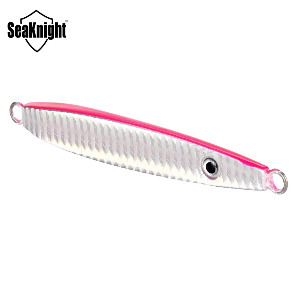 SeaKnight SK304 Jigging 40g 60g 80g 100g 150g 1PC Metal Jig Sinking Fishing Lure Jig Spoon 3D Eyes Boat Fishing Fishing Tackle