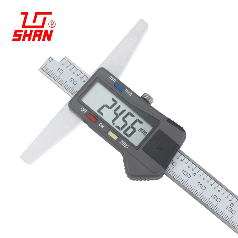 

High precision electronic digital depth gauge 0-150 0-200 0-300 mm depth vernier caliper stainless steel calipers metalworking