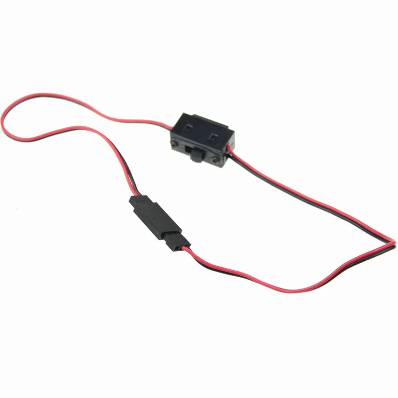 Gdstime 1pcs On / Off Switch Connector Plug JR Male to Female Cable For RC Li-po Battery