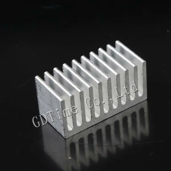 1000PCS Lot Aluminum 12X25X12MM IC LED Cooling Cooler Heatsink Heat sink GD013