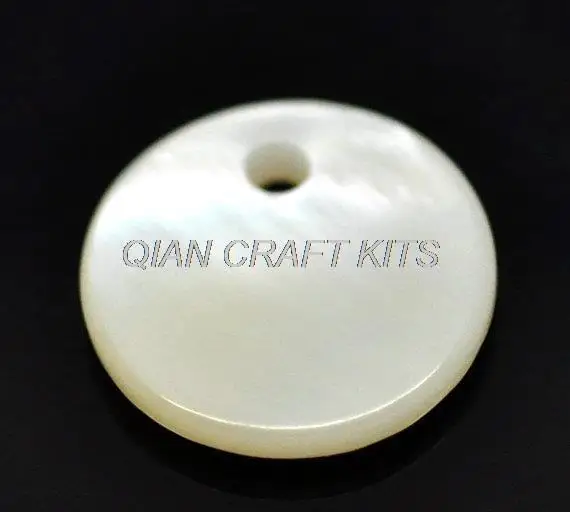 500 pcs White Shell Coin Drop Beads - 12mm thick with hole of 1.3mm you pick colors