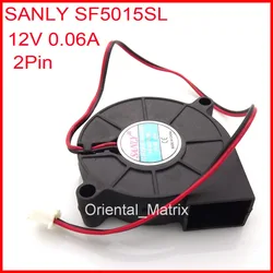 SF5015SL 12V 0.06A 50*50*15mm Ultra Quiet Humidifier Turbo Cooler Fan