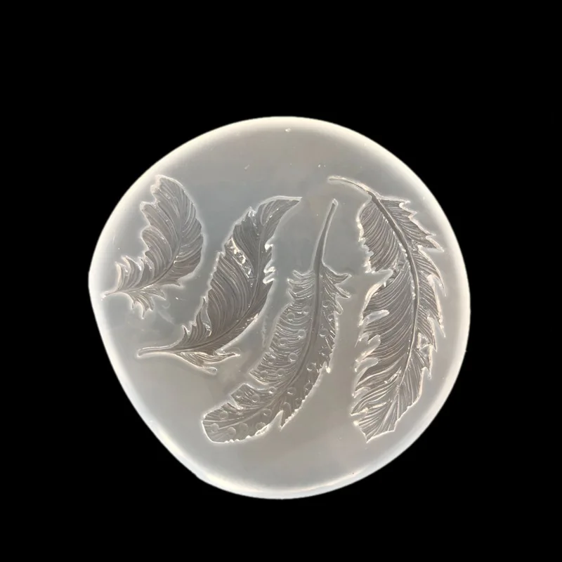 

Зеркальные силиконовые формы для эпоксидной смолы, силиконовая форма для перьев и подвесок, ручная работа, инструменты для ювелирных изделий